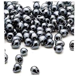 Generic Miyuki Beads Teardrop Seed Glass Fringe Beads Drops 4x3.4mm 15 Grams (Gunmetal)