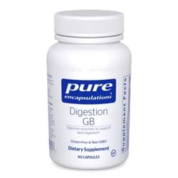 Pure Encapsulations Digestion GB | Digestive Enzyme Supplement to Support Gall Bladder and Digestion of Fat, Carbohydrates, and Protein* | 90 Capsules 90 Count (Pack of 1)