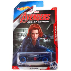 Hot Wheels Black Widow 16 Angels 8/8, Black: Avengers Age of Ultron Series, Die-Cast Car, 5