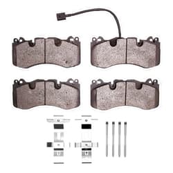 Dynamic Friction Company 5000 Advanced Brake Pads - Low Metallic and Hardware Kit