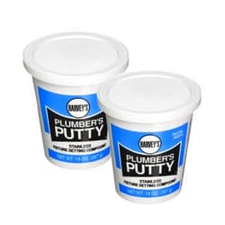 JNAB WM Harvey 043010 Stainless Fixture Setting Compound, Plumbers Putty, 14 oz (2 Pack)