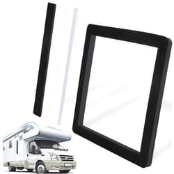 HRYOML 14 Inch RV & Camper Roof Air Conditioner Gasket Kit, EVA Self Adhesive Picture Frame Gasket and Leveling Pads Waterproof Seal Insulation for RV AC Repair Replacement and Install