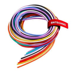 BNTECHGO 16 Gauge Silicone Wire Kit 10 Color Each 5 ft Flexible 16 AWG Stranded Tinned Copper Wire 16 silicone wire each color 5 ft silicone wire 10 colors