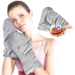 Herbal Concepts Comfort Mitts Hot and Cold Aromatherapy Gloves with 12 Herbs for Arthritis, Trigger Finger, Carpal Tunnel Microwavable Hand Warmer Gloves Charcoal (Charcoal)