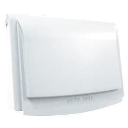Sigma Electric Sigma Engineered Solutions 14441WH 1-Gang Horizontal Slimline In-Use Weatherproof Cover, White