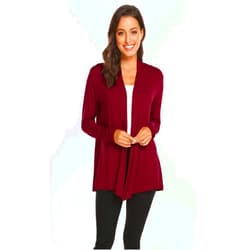 Newchoice Womens Casual Lightweight Long Sleeve Cardigan Soft Drape Open Front Fall Dusters (S-3XL)