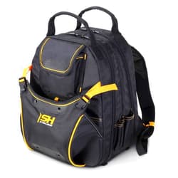 STEELHEAD 48-Pocket Heavy-Duty Tool Backpack, Padded Back Support, Reinforced Bottom, Rubber Feet, Perfect for Electricians, Plumbers, Contractors, HVAC Techs