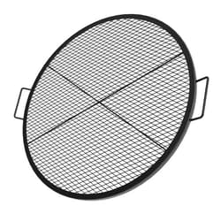 Stanbroil Heavy Duty X-Marks Fire Pit Cooking Grill Grates with Support X Wire - Outdoor Round BBQ Campfire Grill Grid - Camping Cookware, 36-Inch