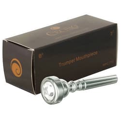 Cecilio Trumpet Mouthpiece, 3C, Silver Plated