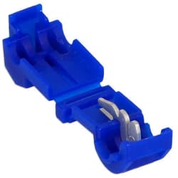 Install Bay BTT Blue Insultion Displacement T-Tap Connector 16-14 Gauge - 100 Pack
