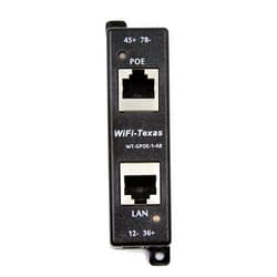 Poe Texas PoE Injector - Single Port 4 Pair PoE+ Injector/Splitter - Power Over Ethernet Passive PoE Adapter for 802.3af / PoE+ / PoE++ 10/100/1000 Gigabit Data - Mode A/B Wall Mount Plug & Play