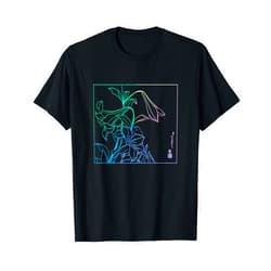 The Art of Print by MCMA - Digitally Enhanced Art Lilies Japanese Art Print Hokusai Woodblock Japanese Art Tee T-Shirt