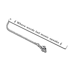 Perleddom Music Gifts for Music Lovers Bookmark Gifts for Book Lovers Music Teacher Reading Lovers Daughter Music Note Book Mark Gift for Men Women Singers Musicians First Day of School Gifts Music Party Favors