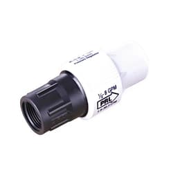 Raindrip 45100UB Pressure Regulator, 3/4-Inch FPT X 3/4-Inch FPT, 20 PSI, for Drip Irrigation Systems, Attach to Outdoor Faucet, Hose Bibb, Black