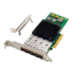 ULANSeN 10Gb PCI-e 3.0 X8 NIC Network Card,Quad- SFP+ Port, with Broadcom BCM57840 Controller, PCI Express Ethernet LAN Adapter Support Windows Server/Linux/VMware