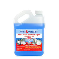 Wet & Forget Moss, Mold, Mildew, & Algae Stain Remover Multi-Surface Outdoor Cleaner Concentrate, Original, 64 Fluid Ounces