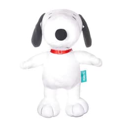Fetch FOR PETS Peanuts for Pets Charlie Brown Snoopy Classic Plush Squeaker Dog Toy | 12 Inch White Fabric Plush Dog Toy for All Dogs, Official Product of Peanuts | Squeaky Large Snoopy Plush Toys for Dogs