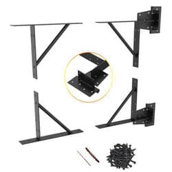 Kunzye Gate Corner Brace Bracket Heavy Duty Adjustable No Sag Kit Durable Solid Iron for Shed Doors,Driveway Gates,Corral Gates,Wood Windows,Gate Frame Kit,Gate Hardware