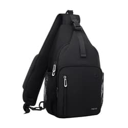 MOSISO Sling Backpack Bag, Crossbody Shoulder Bag Travel Hiking Daypack Chest Bag with Front Square Pocket&USB Charging Port