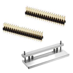 Vilros Heavy Duty Hammer-in Pin Header Install Rig for Raspberry Pi Zero with Two 40 Pin Headers-Easy Pin Header Installation Solution for a Raspberry Pi Zero-No Soldering Required