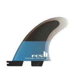 FCS II Performer PC Tranquil Blue Quad Rear Fins