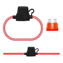 SDZONGES 10PCS Fuse Holder, Inline Fuse Holder 16guage, Blade Fuse Holder 10A by SDZONGES