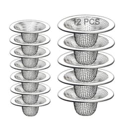 Beyoslf 12PCS Stainless Steel Slop Basket Filter Trap, 2.75