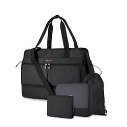 BAGSMART Women's 40L Weekender Travel Duffel Gym Bag with Shoe Compartment, Carry on Overnight Bag