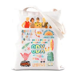 ZJXHPO Outer Banks Tote Bag Pogue Life Reusable Grocery Shopping Bag OBX Shoulder Bag North California Handbag