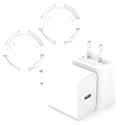 DJYQWIN iPhone 16 Charger Fast Charging, USB C Charger 2-Pack 20W Type C Charger Block for iPhone 16/15 / 14 / iPad Pro/AirPods and More (2-Pack 6 ft USB C Cable Included)