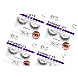 Ardell Lash Extension FX L Curl Lashes – Lift & Define Eyelashes, Natural for Hooded Eyes, Reusable Eye Lash, 4 Pack