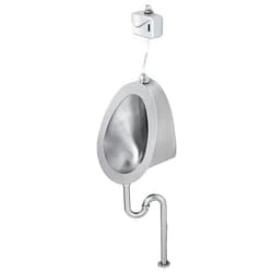 Snaweo 304 Stainless Steel Urinal, Men's Wall Mounted Sensor Urinal, Commercial Splash Proof Toilet with Automatic Flush System, for Bathrooms, Public Places(Color:Floor Row A)