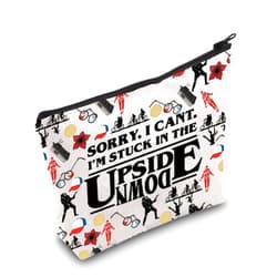TSOTMO ST Gift TV Show Merch Makeup Bag TV Show Inspired Stuck in the Upside Down Zipper Pouch For TV Show Gift Monster Gift (UPSIDE DOWN)