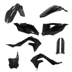 Acerbis Full Plastic Kits For Kawasaki - Black (2736290001), One Size