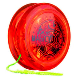 MAGICYOYO Looping Yoyo D1 Responsive Yoyo for Kids Beginners, 2A Loop Yoyo Starter Yoyo Easy to Play Basic String Tricks (Red)