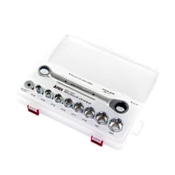 Anex Kenko Seisakusho AOA-19S4 Ratchet Wrench 19mm Socket Set
