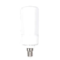 AKSPET Fengyan Home Bulbs AC85-265V E27 E14 E12 E26 LED Flame Effect Fire Light Bulbs B22 5W Three Modes Safe and Energy-Saving LED Light Bulb Household Lamp (Color : Rose Red, Size : E12)