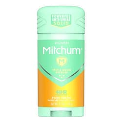 Mitchum For Women Advanced Control Anti-Perspirant Deodorant Invisible Solid Pure Fresh 2.70 oz (Pack of 3)
