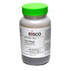 EISCO Coarse Iron Filings, 250g - 20 Mesh Iron Shavings for Magnets