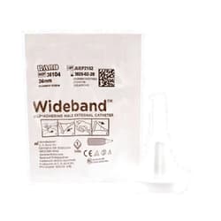 Wideband 30 Pack Rochester Wideband 36mm Condom Catheters Extra Adhesive #36004