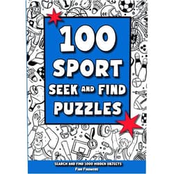 Finn Findmore,César Lista 100 Sport Seek and Find Puzzles: Search And Find 1000 Hidden Objects