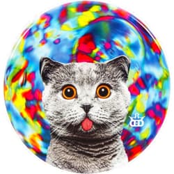 D·D DYNAMIC DISCS Dynamic Discs DyeMax Kitty Trippin Disc Golf Driver | Frisbee Golf Fairway Driver | Overstable Golf Disc | Custom Design | 170 Grams and Above