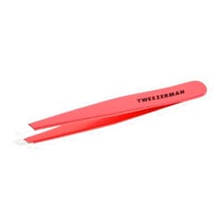 Tweezerman Fashion Color Slant Tweezer, Geranium, 1 Count