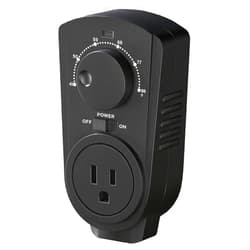 EconoHome Adjustable Thermostat - Universal Plugin Heating & Cooling Thermostat - Compatible with Most EconoHome Wall Mount Space Heaters