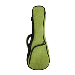KIWAYA [KIWAYA] No.30-S/LG Soft Case for Soprano Ukulele (Durable and Lightweight, Leaf Green with Shoulder)
