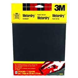 3M Wetordry Sandpaper, 9-Inch by 11-Inch, 400 Grit, 5-Sheet, 4 PACK