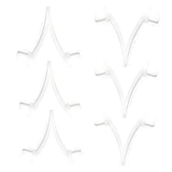 ATIE Butterfly Pool Clips - 6 Pack Attachment Clips for Swimming Pool Brush, Skimmer, Vacuum, Mini Jet Vacuum, Telescopic Pole