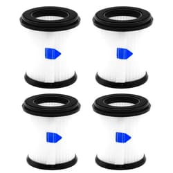 Ilovelife 4PCS HEPA Filter with Mesh Filter Replacement for INSE N5S N5T S6T S6P Pro S610/TMA T120 T121 T151 T150 T220 T210 T181 T180 T220 Cordless Vacuum Cleaner, White