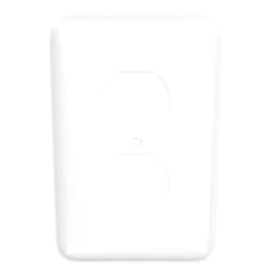 Hubbell TayMac WMW-D Metallic Wallplate, Maxi, White