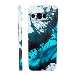 Vision Signs & Graphics Carbon Fiber Phone Skin Compatible with Google Pixel 9 Pro XL - Wild Splash - Premium 3M Vinyl Protective Wrap Decal Cover - Easy to Apply | Crafted in The USA by MightySkins